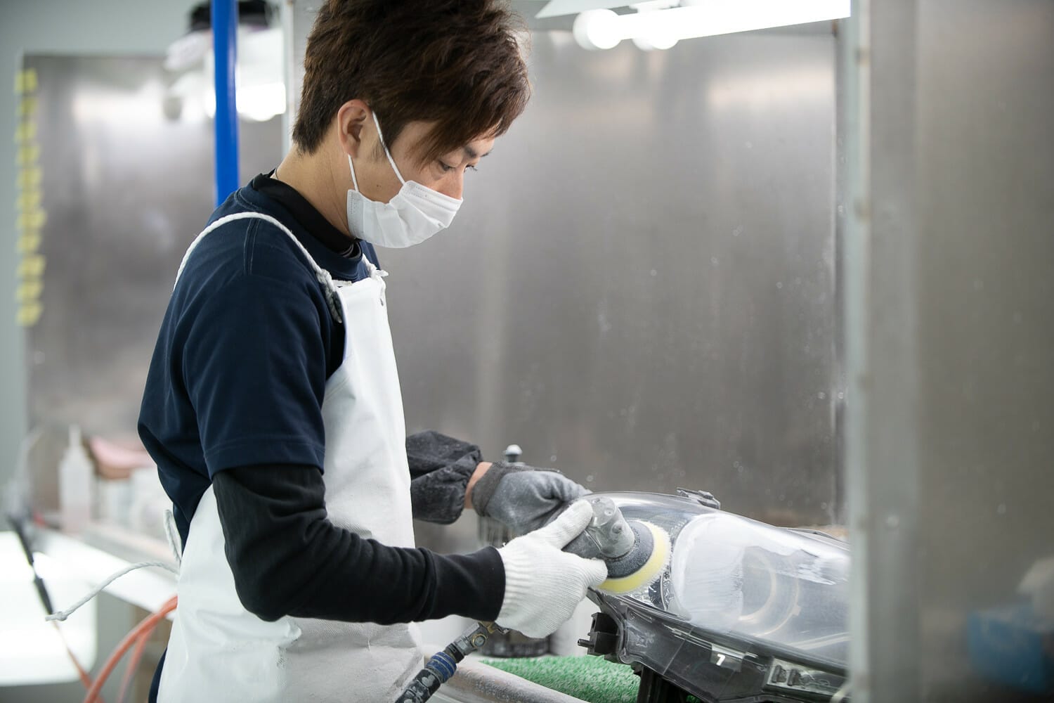 ヘッドライト研磨